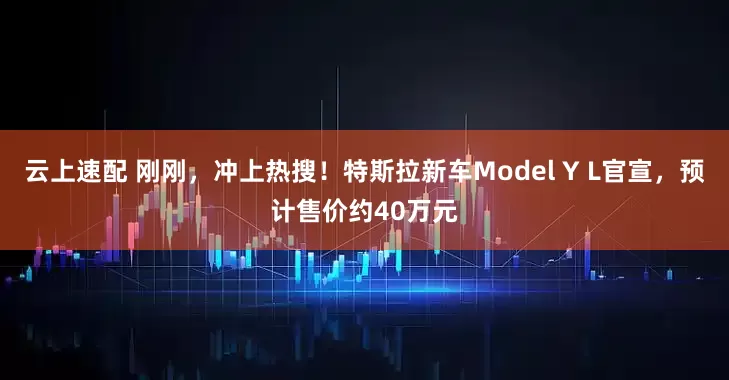 云上速配 刚刚，冲上热搜！特斯拉新车Model Y L官宣，预计售价约40万元